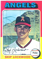 1975 Topps Mini Baseball Cards      417     Skip Lockwood